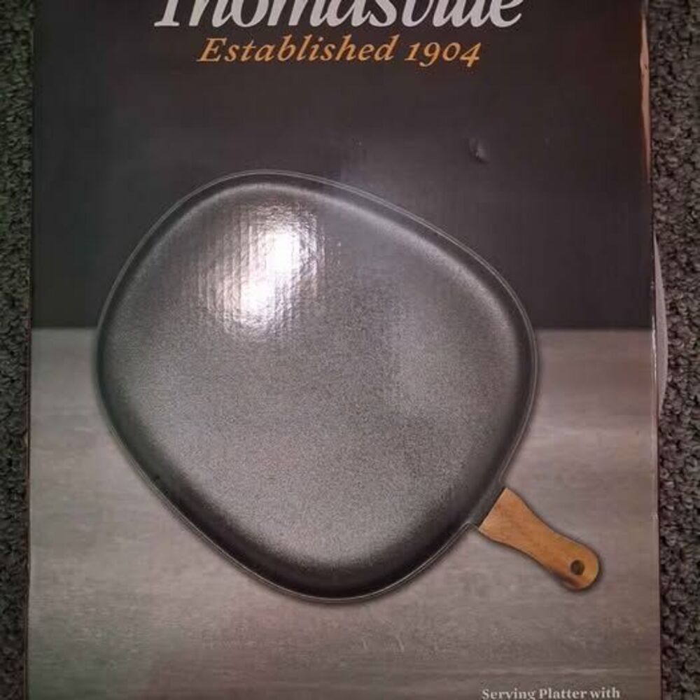 Thomasville Serving Platter with Acacia Handle